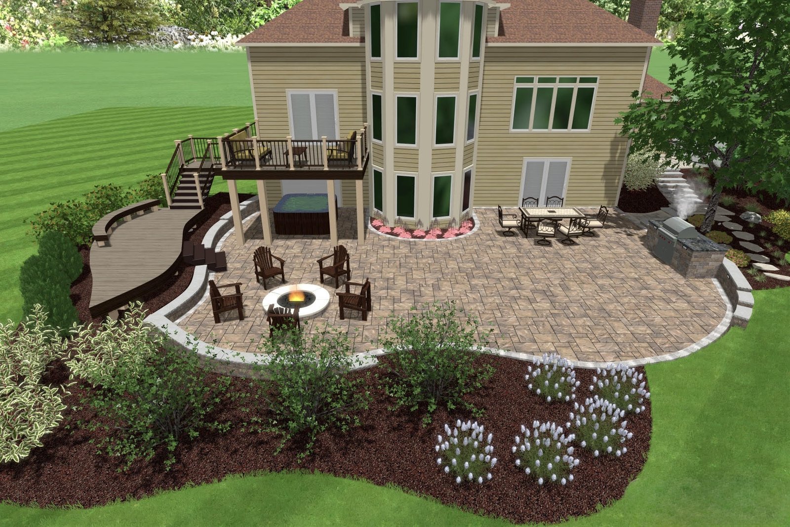Garrelt residence 3D design render