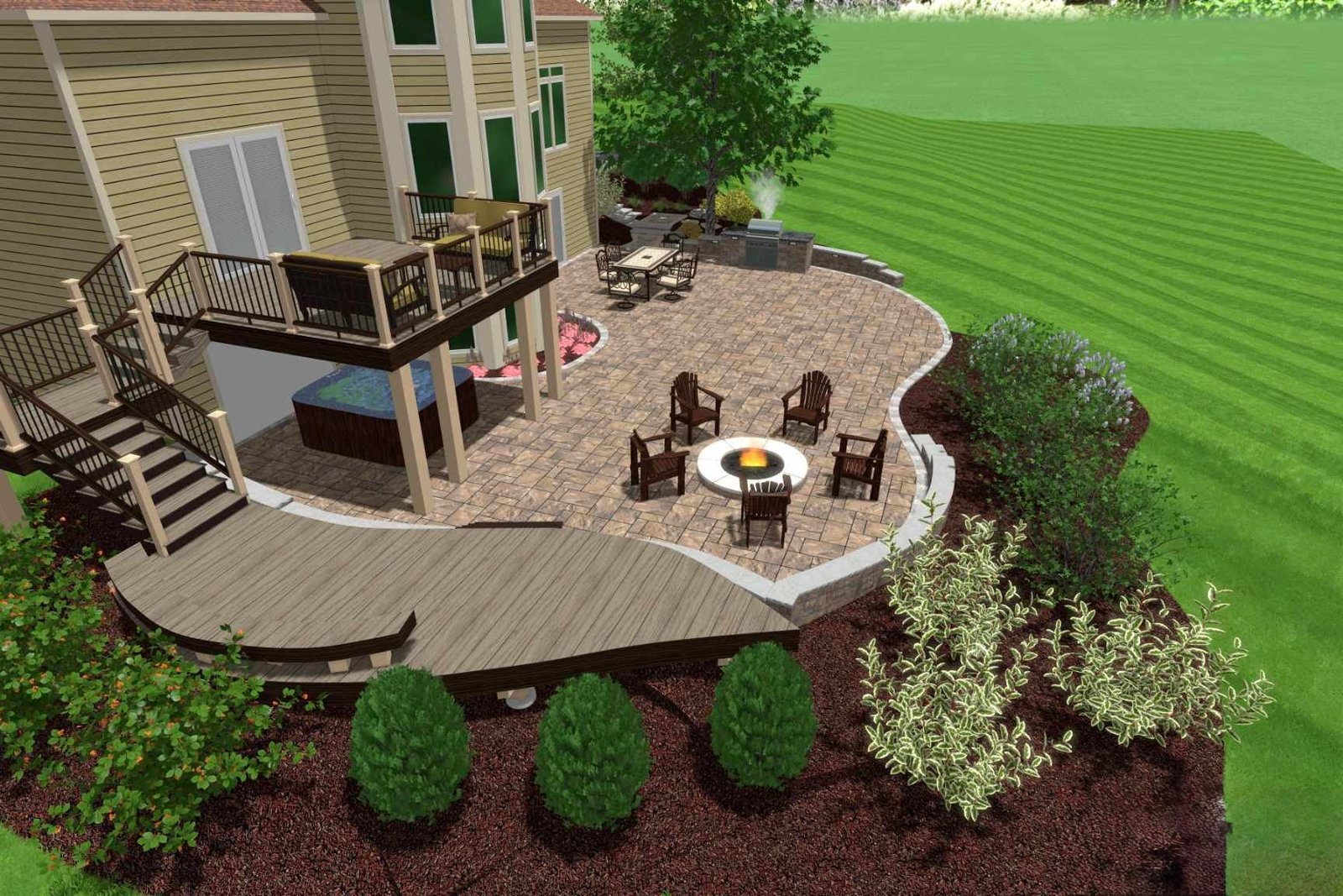Garrelt residence 3D design render