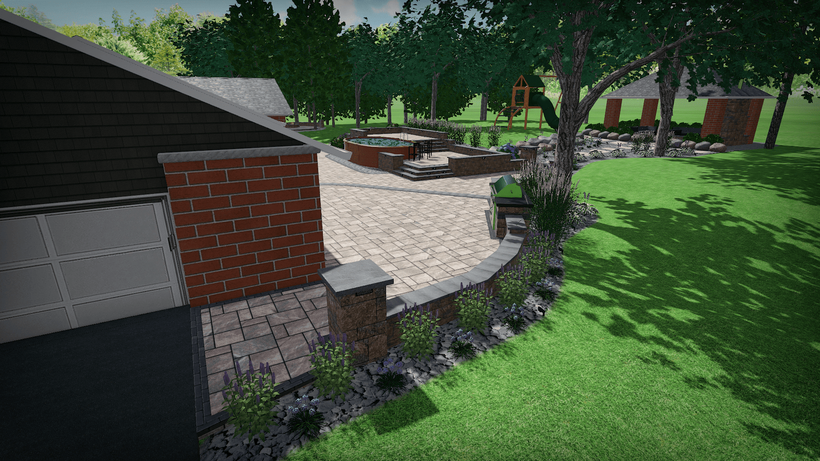 Monette residence 3D design render