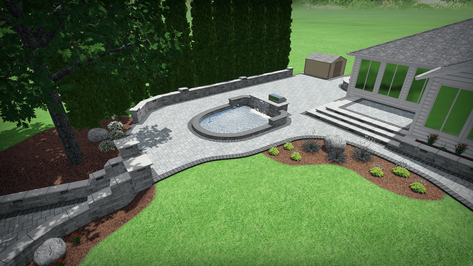 Szydlo residence 3D design render