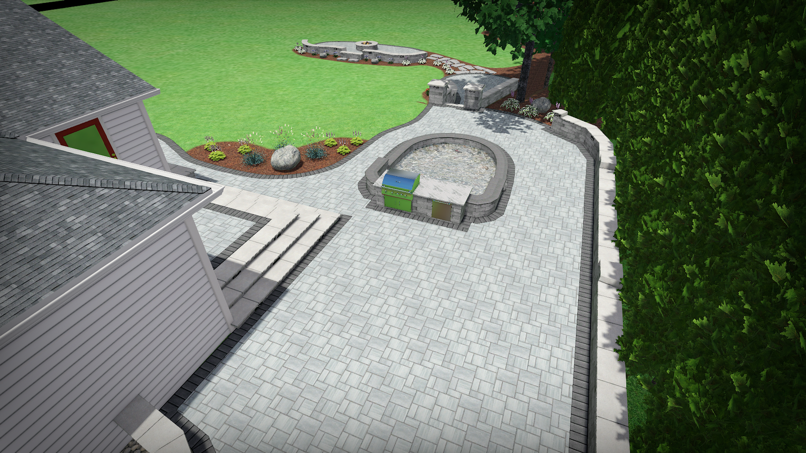 Szydlo residence 3D design render