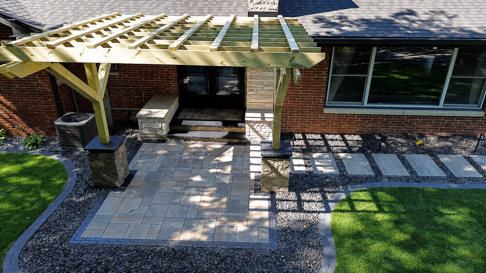 Monette residence pergola after transformation